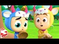 The Three Billy Goats Gruff  | Short Stories for Children | Pretend Play Song | Funny Cartoon Videos