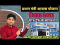 प्रधानमंत्री आवास योजना। मात्र 2% का ब्याज।Home Loan kaise  milega ll PMAY kya hai ll