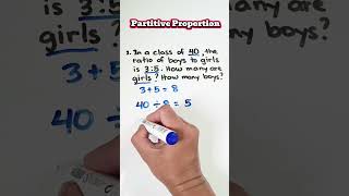 Partitive Proportion #maths #mathematics #problemsolving #proportions #partitiveproportion