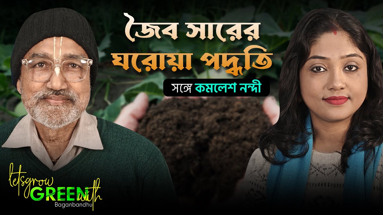জৈব সারের ঘরোয়া পদ্ধতি | Homemade Organic Fertilizer | Baganbandhu