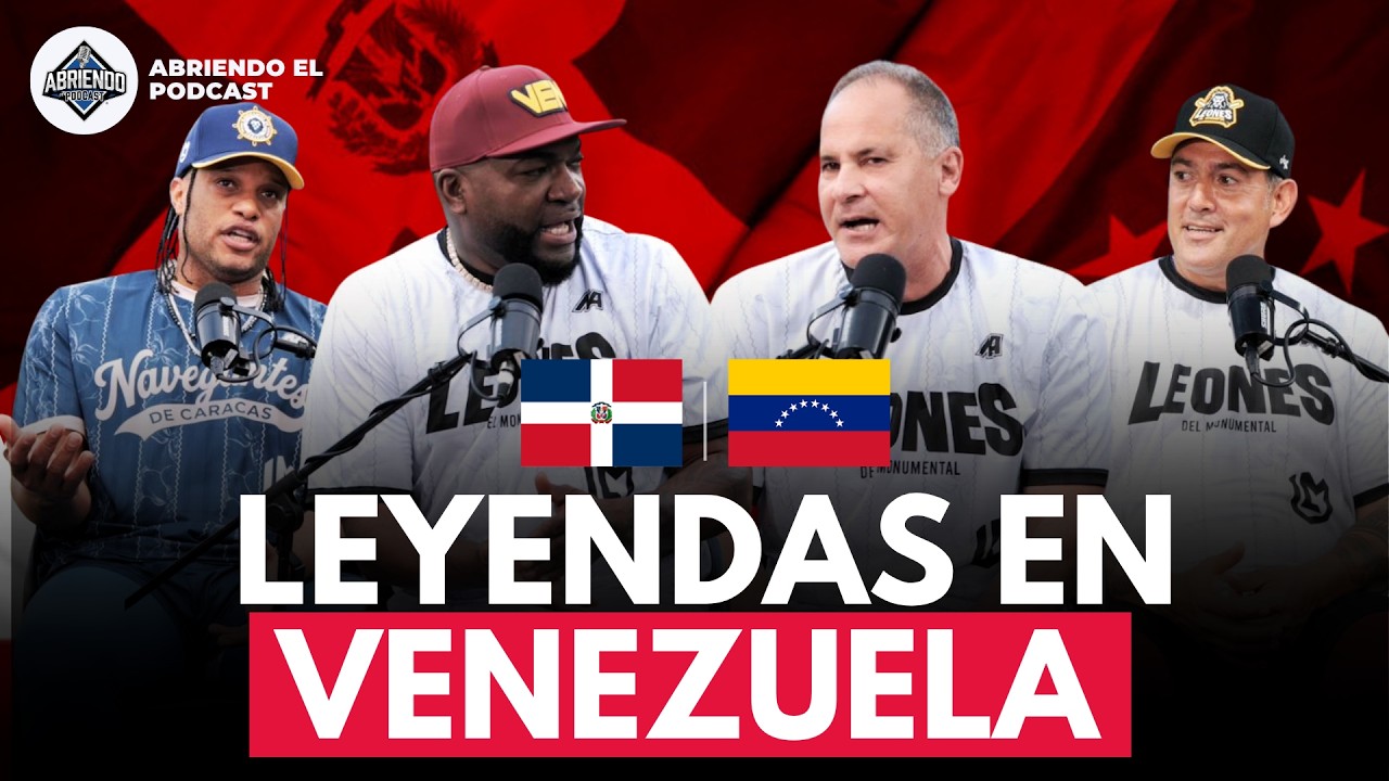 LEYENDAS DEL BÉISBOL HABLAN DESDE EL ESTADIO MONUMENTAL EN VENEZUELA