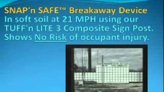 Airmaster Signs | SNAPnSafe Breakaway Sign Post Couplers
