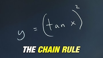 y=(tanx)^2 differentiated, chain rule version