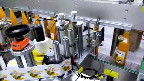 bottle boday and neck labeling machine  SKILT  1