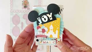 Project Share for ScrapDiva Designs - Disney Mini Album, Memorydex, and Gift Box #scrapdivadesigns