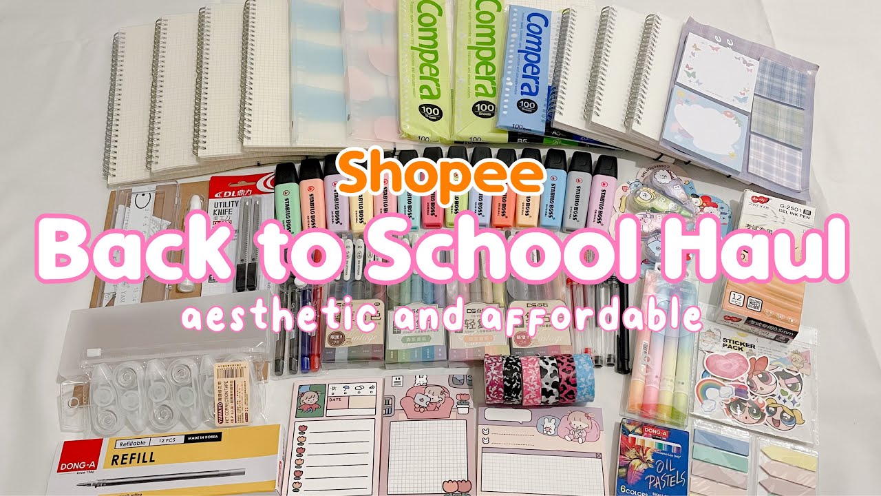 HUGE Back-to-School Supplies Shopping Haul! – Diary of a Daydreamer