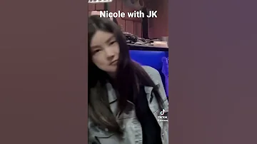 Nicole’s wearing jungkook’s jacket 😳 #bts #jungkook