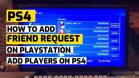 How To Add Players On PlayStation or Accept Friend Request