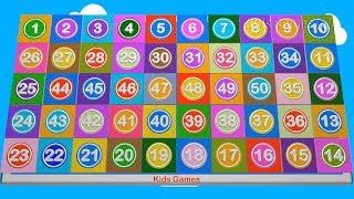 Learn To Count 1 To 50  - Counting Numbers 123456789