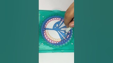 ASMR Geometry That Feels Like Magic: Hypnotic Spirograph Patterns #asmr #art #spirograph #shorts