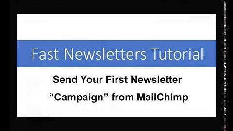 Fast Newsletters - Send Your Email Newsletter Test Campaign