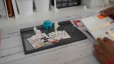 6x6 Paper | Pocket & Two Inserts | WRMK | Envelope Punchboard | Easy Tutorial