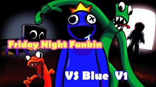 Rainbow Friends FNF - VS Blue V1 FNF Mod screenshot 1