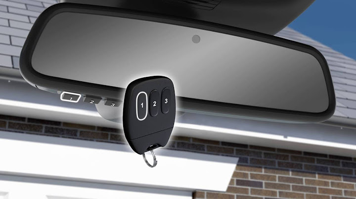 How to operate the Garage Door Opener | Jaguar F-PACE (16MY)