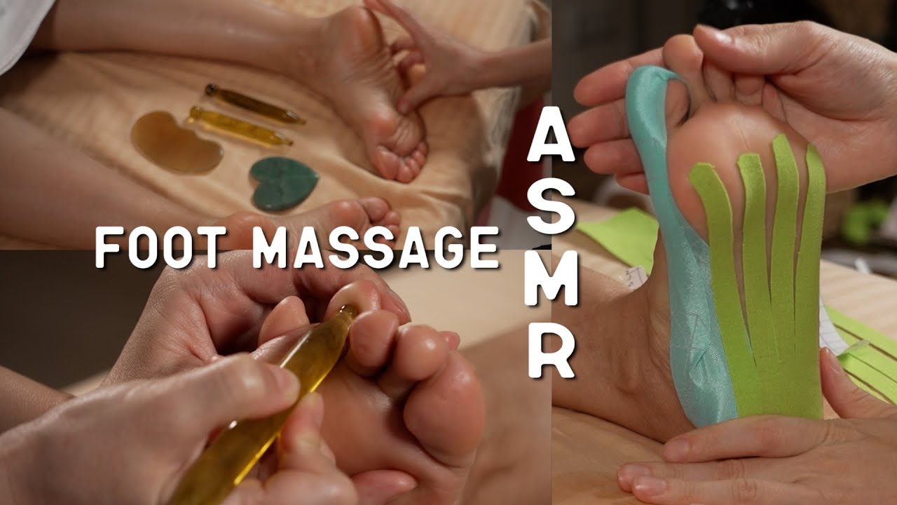 ASMR Relaxing Foot & Legs Massage for sleep😴