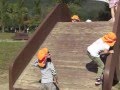 秋のえんそく 郡山石筵牧場②遊具 2013.10.7