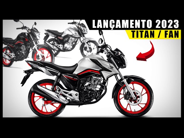 LANÇAMENTO FAN 160 2023 - Nova Cor e TAMBEM a NOVA TITAN 160 2023. 