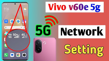Vivo v60e 5g network setting, Vivo v60e me 5g network kaise  laye, Vivo v60e 5g setting kaise kare