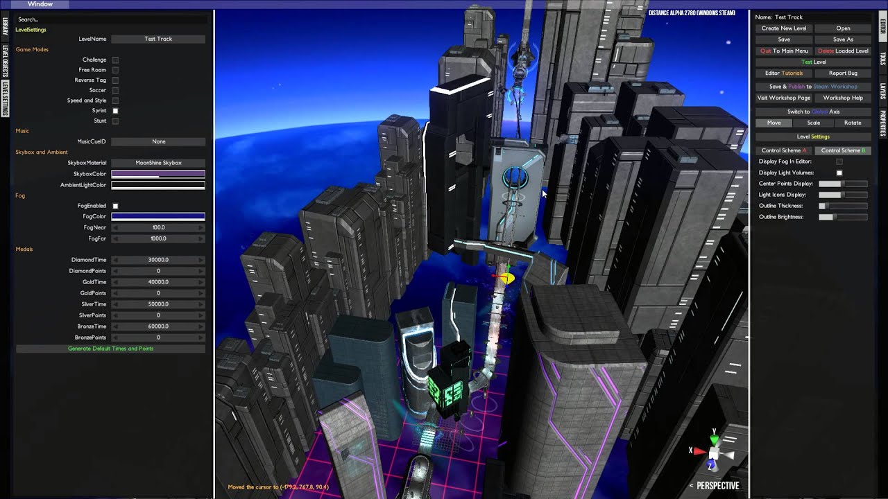 Distance: Level Editor Tutorial #6 - Finishing your Track - YouTube