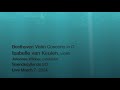 Capture de la vidéo Isabelle Van Keulen Live 2024 (Beethoven)