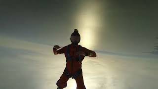 Skyd Iver Learns to Skydive Head Down