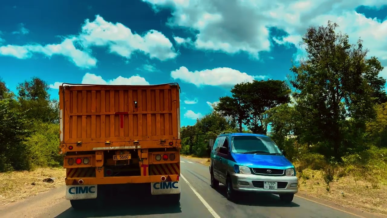 Msaranga Moshi Kilimanjaro Tanzania Travels Documentary Transport Roads Highway Panoramic Scenics Vi