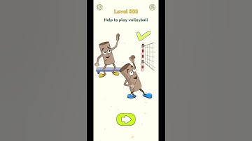 Help to play volleyball | Dop2 gameplay #level 388 #shorts #dop2 #deleteonepart