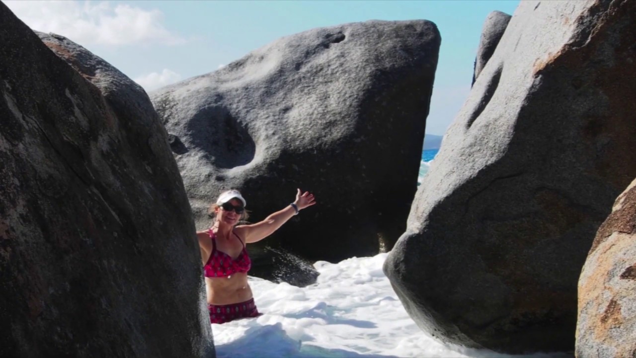 Catamaran Sailing Charter in BVI - Virgin Gorda - The Baths. EP1