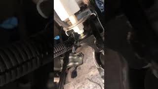 Unstick a Honda Fit Brake Light Switch. DYI with a bolt and washer!