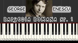 Enescu - Rapsodia Romana Nr. 1 Tutorial Pian