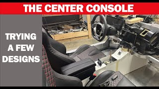 Building my own supercar - Working on center console design.