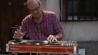 David Hartley Introductory Seminar on Pedal Steel Guitar @ Macchia Blues Festival, Italy 2011 (1/3) chords