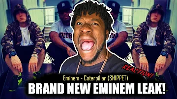 Eminem - Caterpillar Snippet (REACTION!)