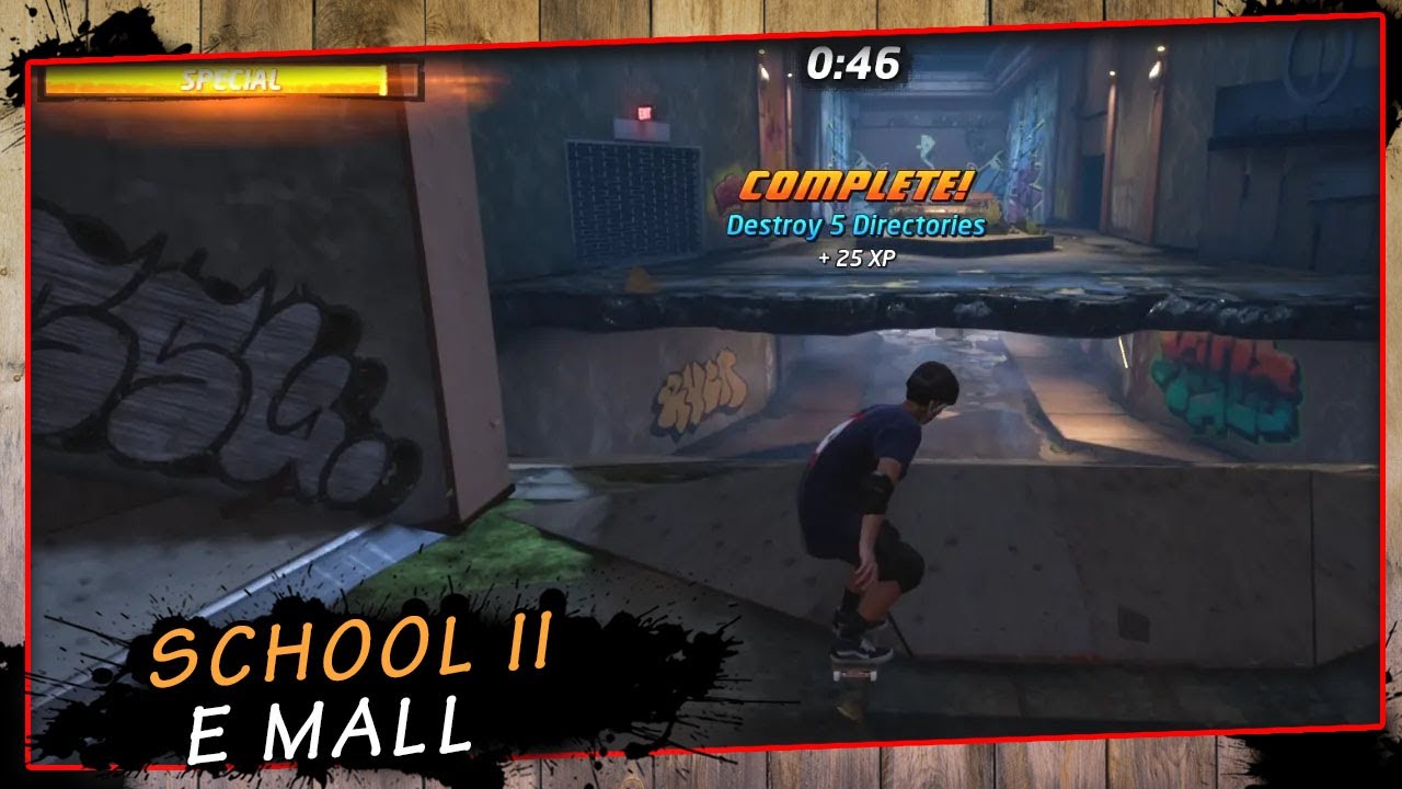 Miniatura do vídeo Tony Hawk's Pro Skater 2 Remake, School II e Mall - Gameplay PT-BR #3