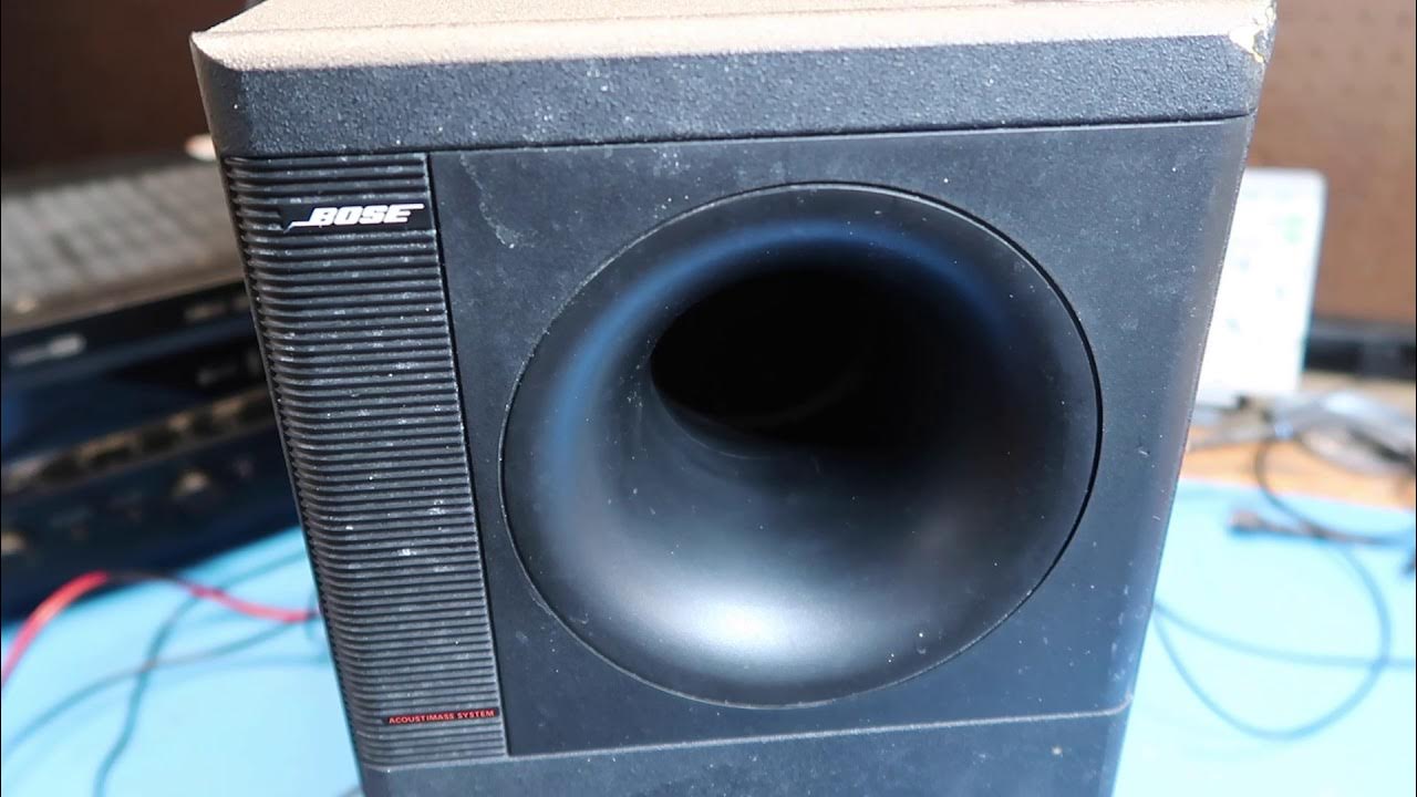 Discovering a Bose Acoustimass 5 Series II Subwoofer YouTube