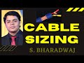 Cable sizing and selection  electrical designing