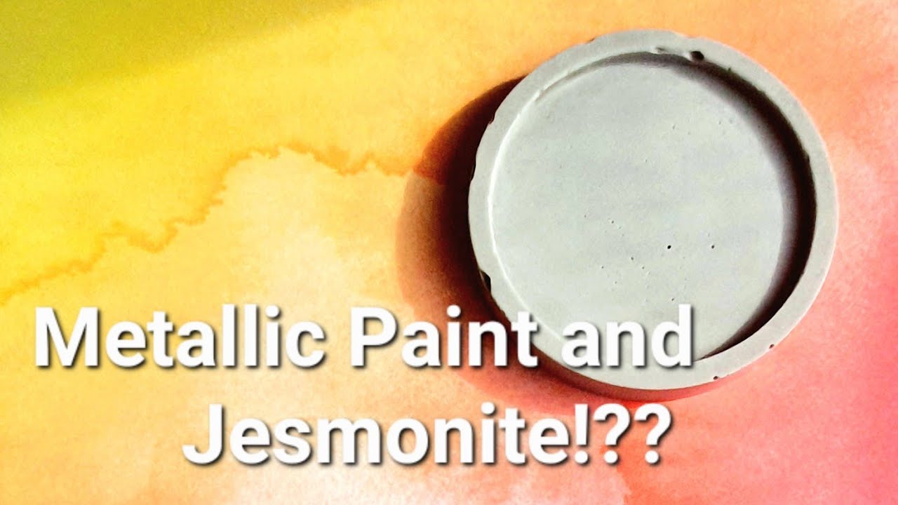 Jesmonite: Adding foil to your Jesmonite projects 