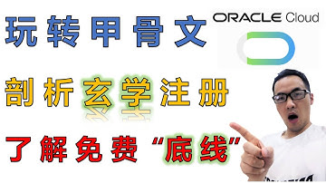 甲骨文云免费VPS第一期：Oracle甲骨文云注册玄学四大要素分析（邮箱、环境、银行卡、IP），甲骨文云（AMD/ARM）免费项目是哪些？免费实例搭配细节说明