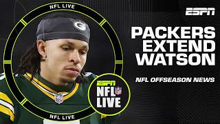INITIAL REACTIONS to the Packers PAYING Christian Watson in extension 💰 | NFL Live