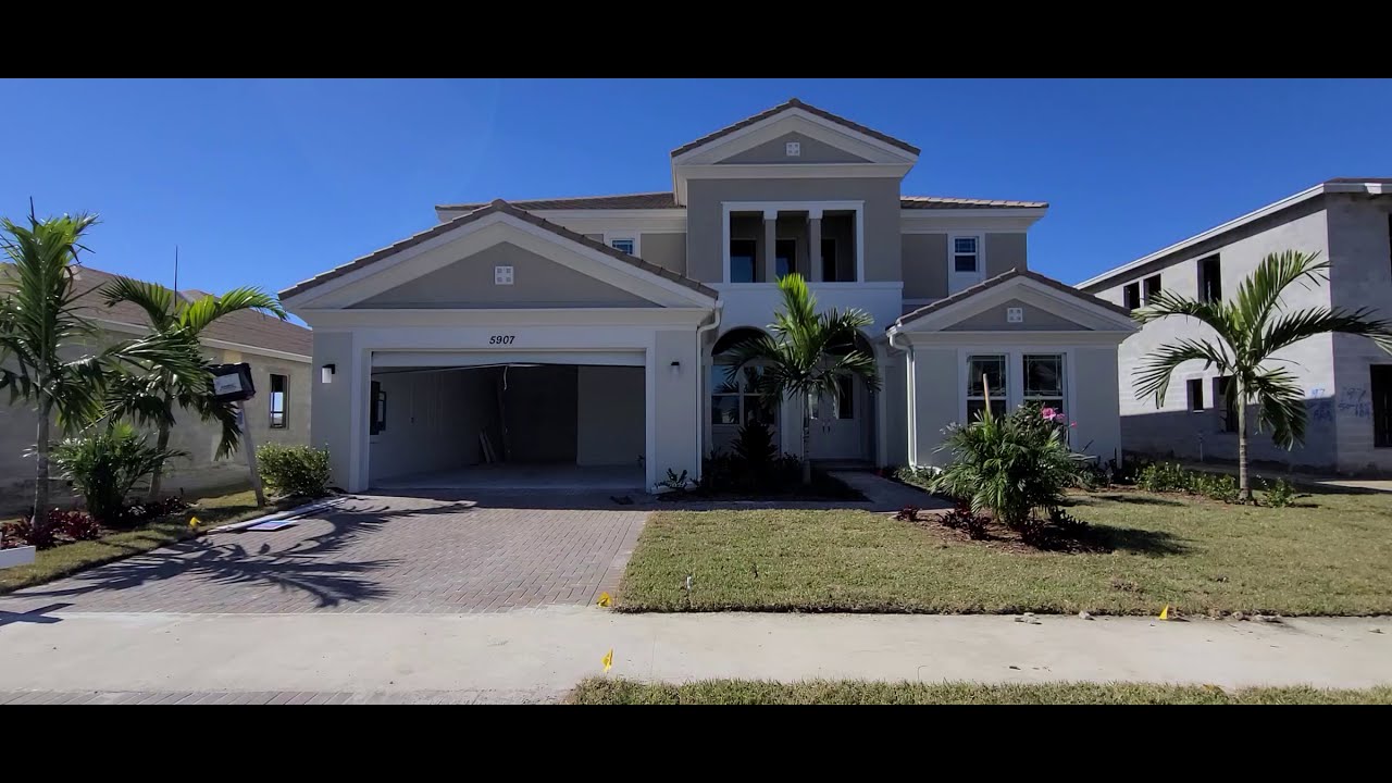 Westlake, FL homes for sale. Kestrel Grand model. YouTube