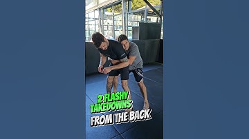 Learn the Best Back Takedowns for bjj and grappling
