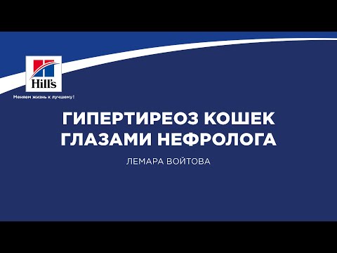 Вебинар на тему: «Гипертиреоз кошек глазами нефролога». Лектор – Лемара Войтова.