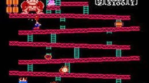 Donkey Kong Original (NES) Game B, No Deaths On First Loop (2 Loops Completed,49,400 Points)