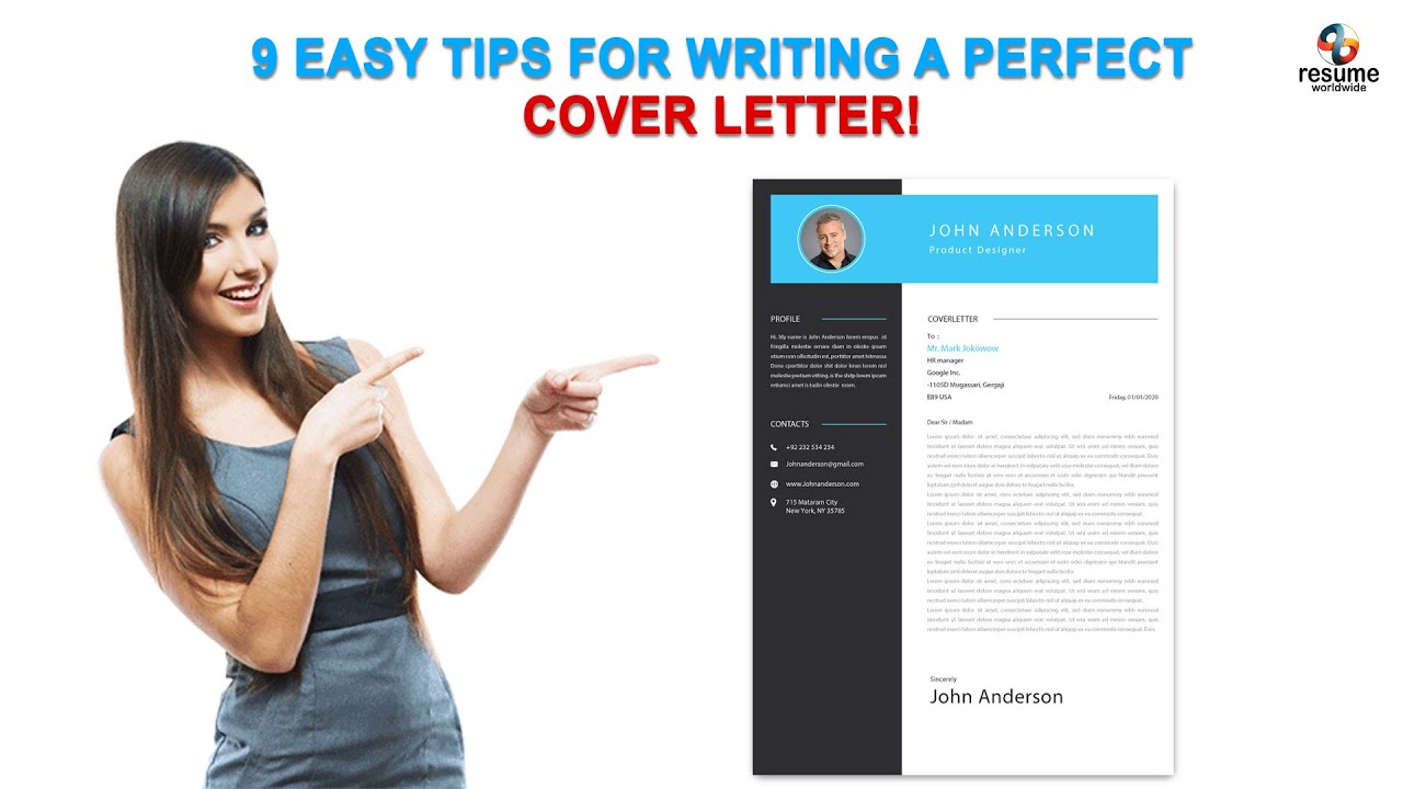 9 Easy tips for writing a perfect cover letter