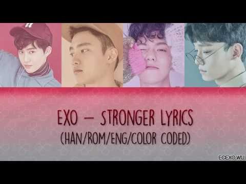 EXO - Stronger Korean Lyrics (Rom/Han/Eng/Color Coded)