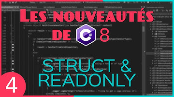 Nouveauté C# 8 : Readonly & struct