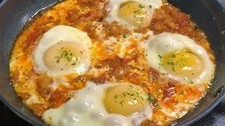 Eggs with Tomatoes & Potatoes | Easy Afghani Style Breakfast | Easy Breakfast