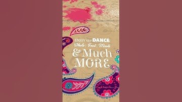 Holi celebration invitation