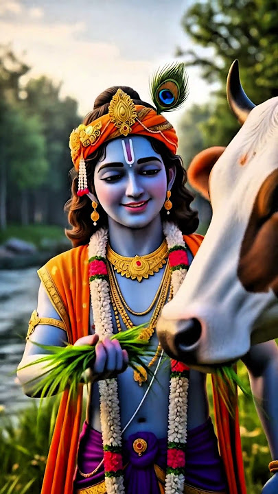 The Last Flute: A Story of Krishna and His Cow” #shortvideo #ai #cartoon #animation