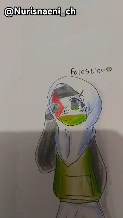 Domukado indo & Palestine #art by Ara.